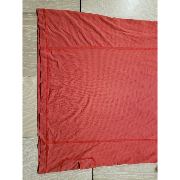 Lululemon Large Gym T Shirt Performance Vent Mesh Panels Stretch Rust Color - Picture 2 of 7